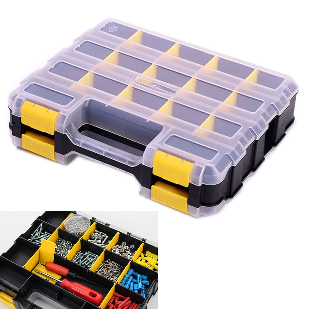 Durable Small Fastener Box - Blue