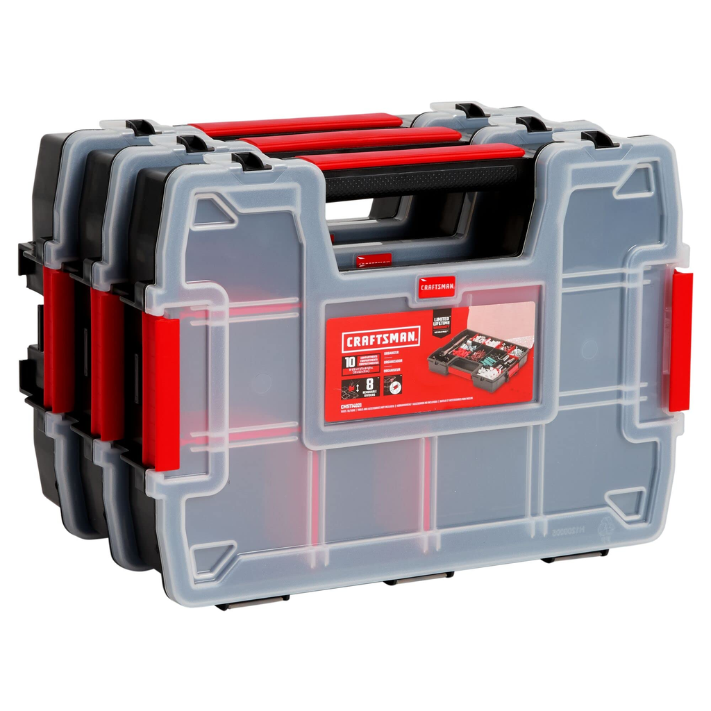 Adjustable Small Fastener Box - 4 Pack